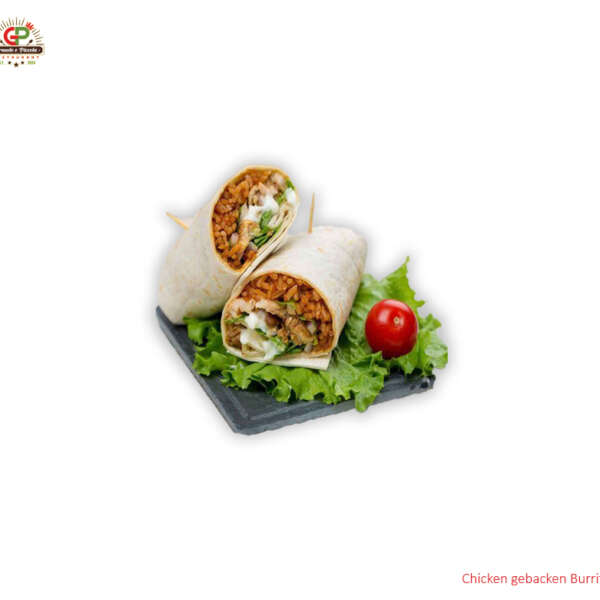 Chicken gebacken Burrito